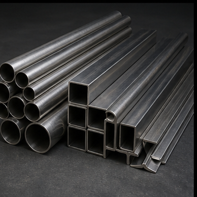 V2Aankauf: sortierter Materialbestand