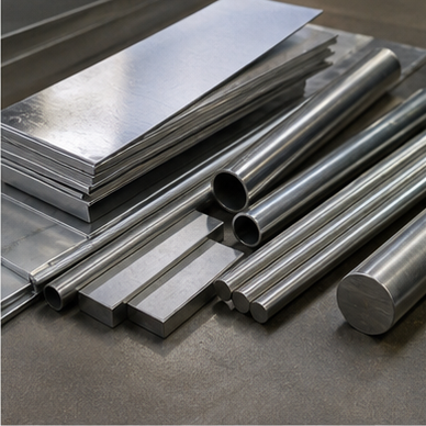 Titan: weitere Bauteile und sortierte Materialformen – Titan